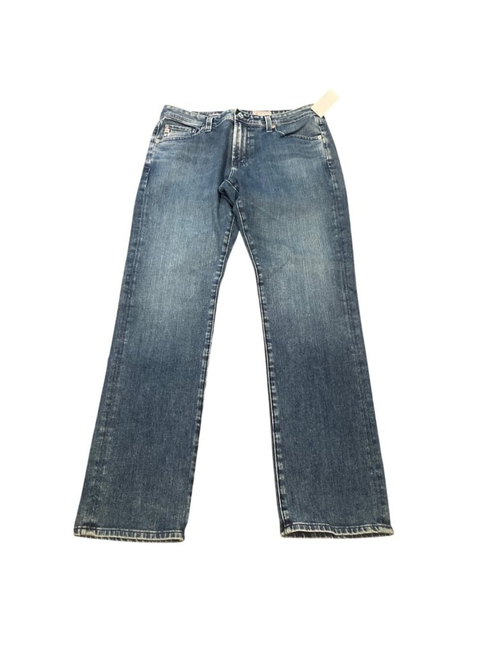 AG Everett Slim Straight Jean Mens 32x32.5 Bayou Stretch Denim360 Casual Faded